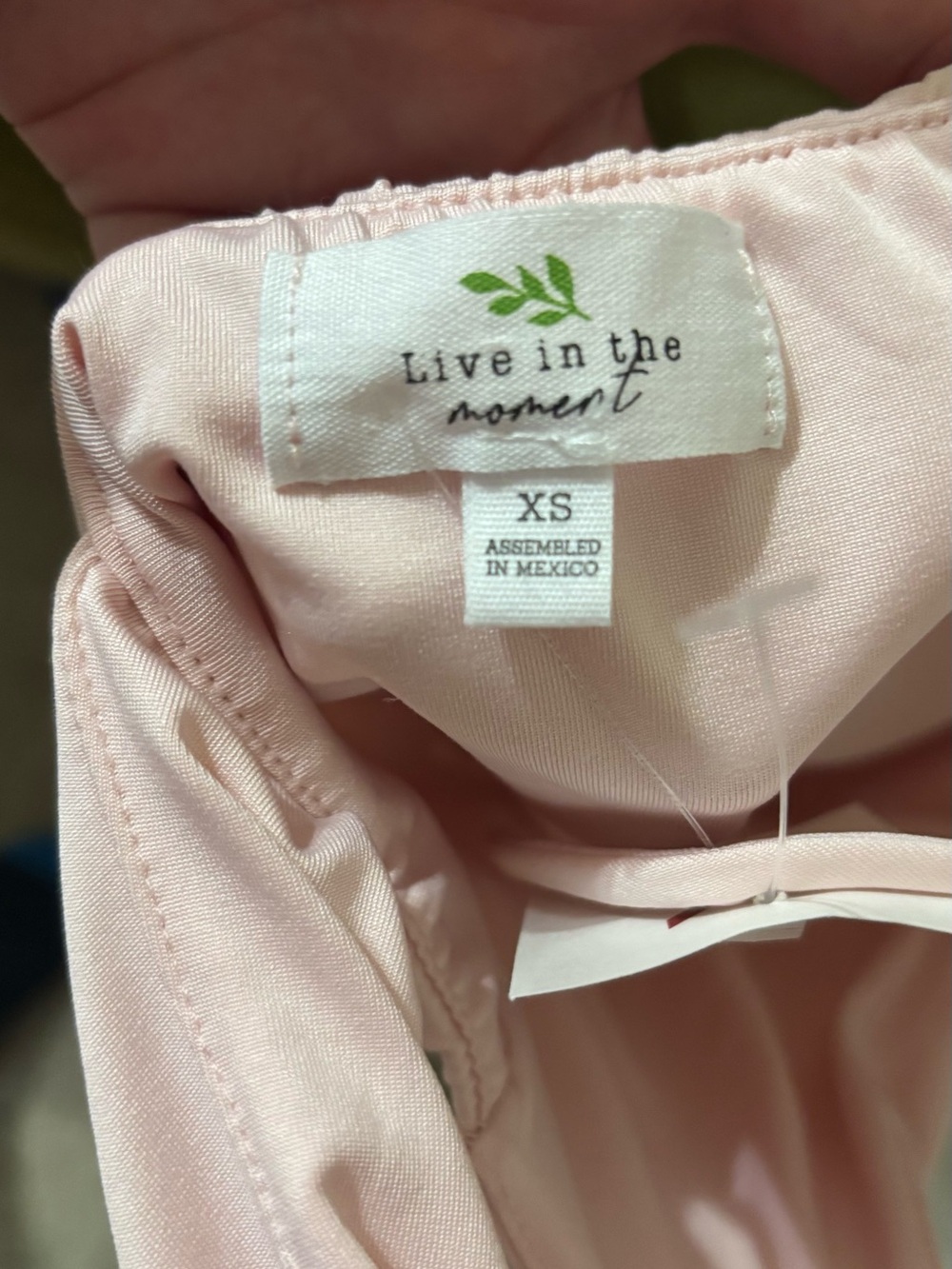 Live in the Moment Women's Blouse - Soft Pink